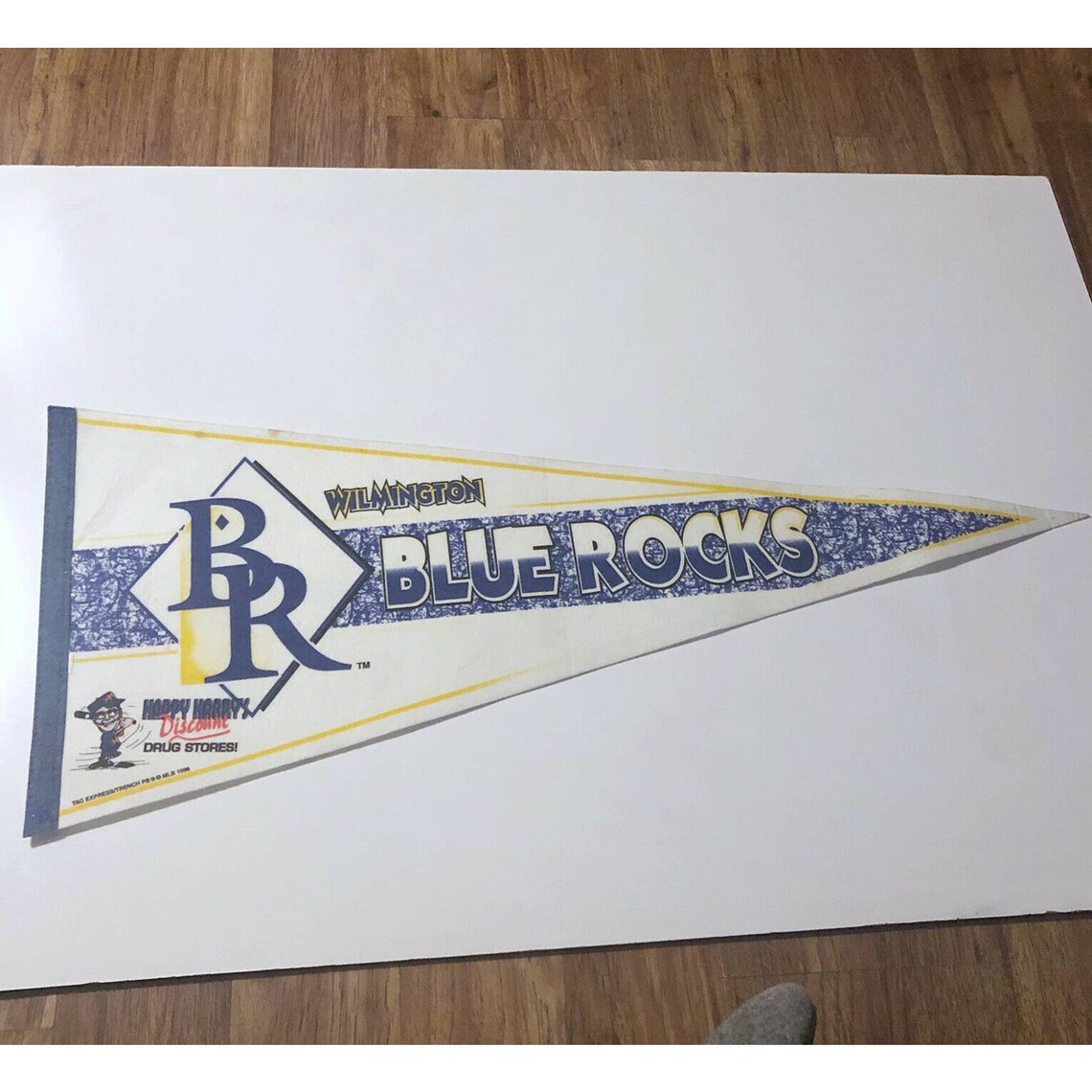 Wilmington Blue Rocks Vintage Circa 1996 Team Logo Baseball Etsy