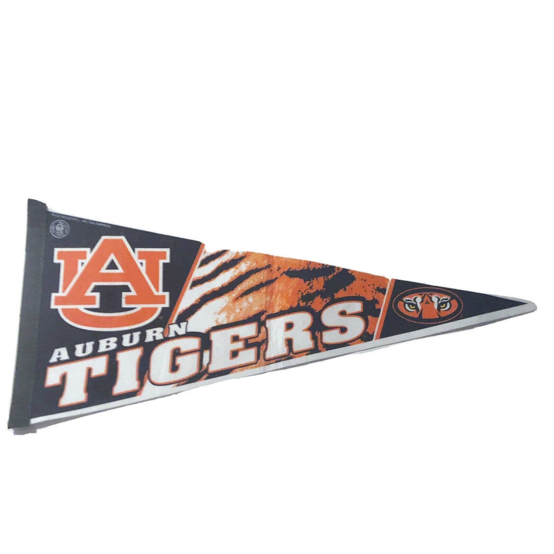 Auburn University Tigers NCAA Logo Felt Pennant Navy Orange | Etsy