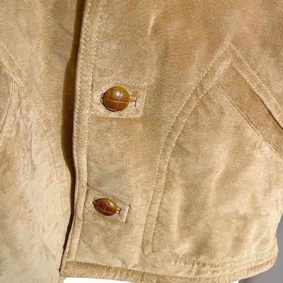 Bill Blass VINTAGE Tan Leather Jacket Men’s Mediu… - image 4