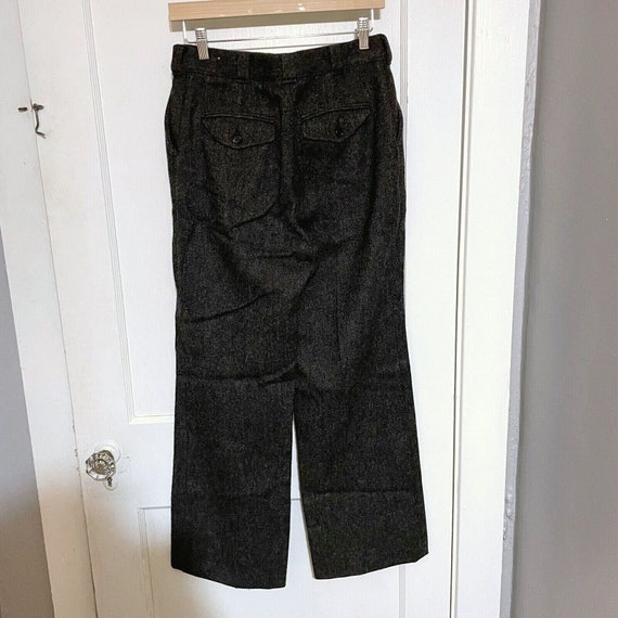 Vintage Woolrich Pants Womens 14 Gray Wool Pleate… - image 3