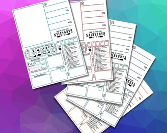 Barbarian Class Card for Dice and Dragons