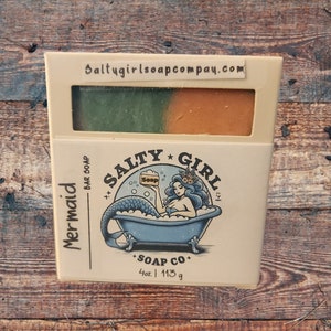 Mermaids soap , Natural bar Soaps,  Mermaid bath soap, Soaps for kids, Cotton candy Scented  Handmade Soap, Ocean Soap, Artisan Soap,