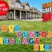 Personalized Custom Letter Yard Sign, Build Your Own Sign, Lawn Decor, Birthday, Graduation, Wedding, Engagement, Anniversary, Baby, 18'Tall 