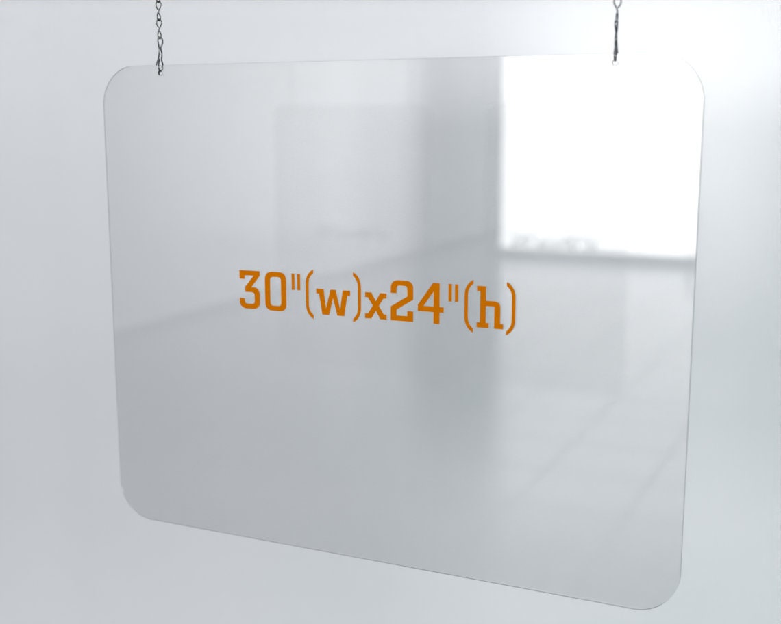 Hanging Sneeze Guard Hanging Sneeze Guard Cough Safety Etsy