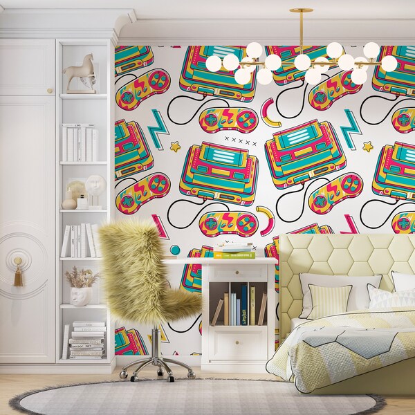 Game Room Mural Etsy