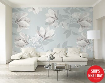 Magnolia Flower Wall Mural | Peel and Stick Wallpaper