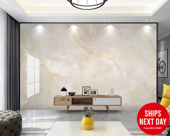 Buy High Definition Glossy Marble Wallpaper Pattern Wall Mural Online in  India - Etsy