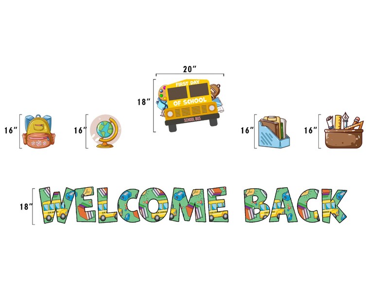 Back to School Yard Sign First Day of School Yard Etsy