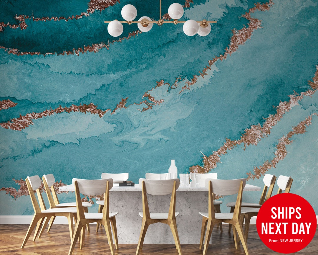 Watercolor Hand Drawn Abstract Wallpaper | Pattern Wall Mural | Peel ...
