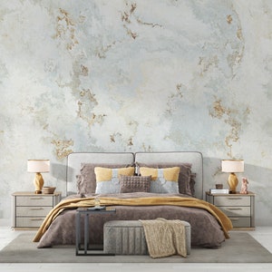 Gold Marble Wallpaper Mural | Peel and Stick Wall Art