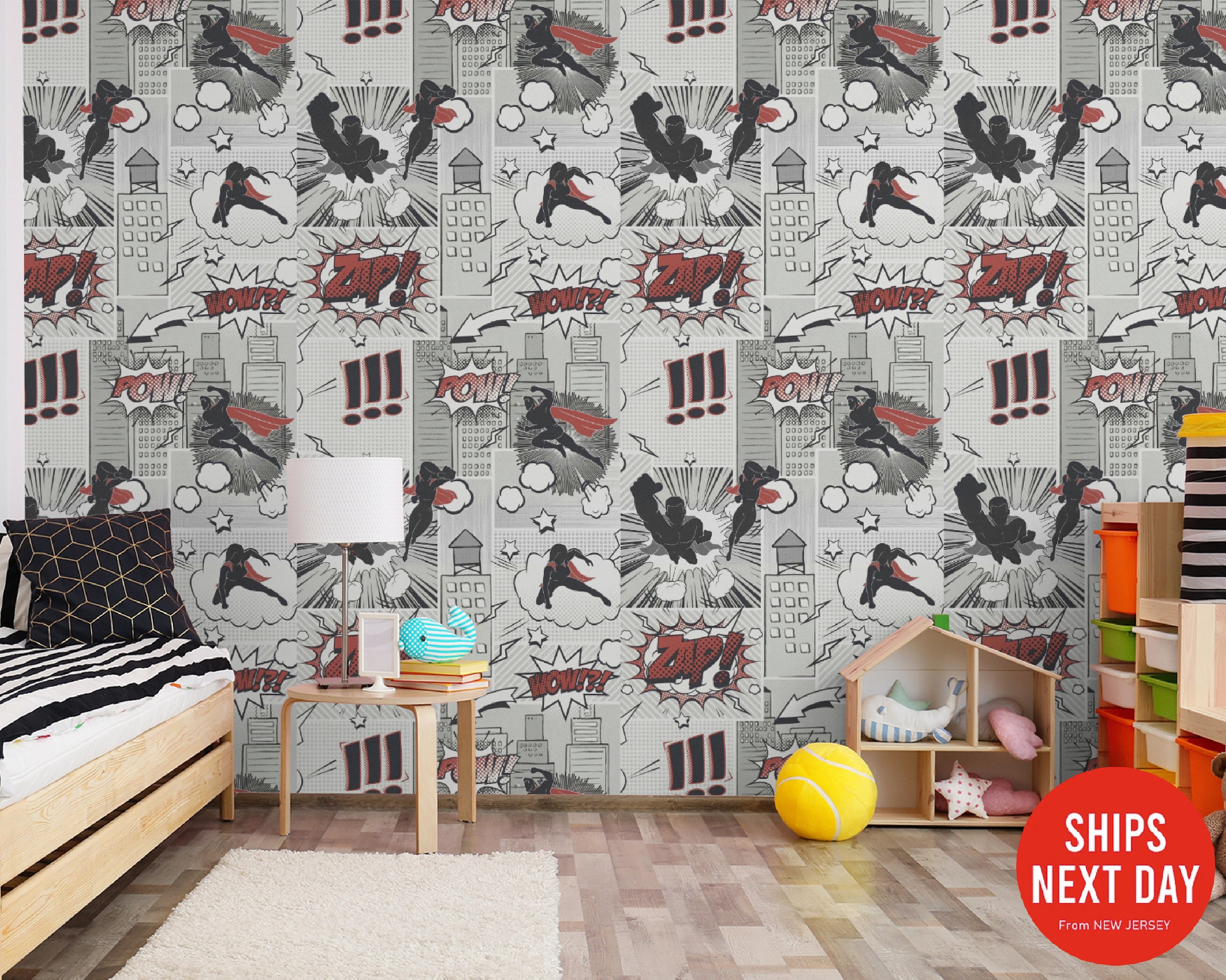 Comic Wallpaper - Etsy Comic Wallpaper - Etsy