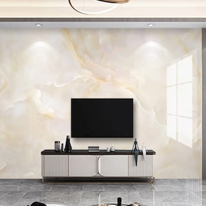Marble Pattern Wallpaper Mural | Peel and Stick, Custom Size