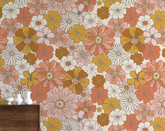 Beige Aesthetic Wallpaper Vintage Flower - Etsy Beige Aesthetic Wallpaper Vintage Flower - Etsy