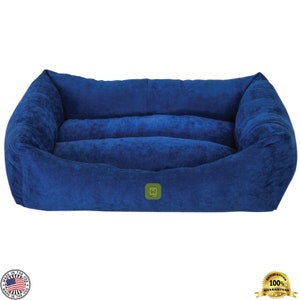 Calming Dog and Cat Bed, Anti-Stress, Orthopedic, Washable, Fiber Filled, Breathable,  Bed for Small, Medium and Large Dogs, Pet Furniture