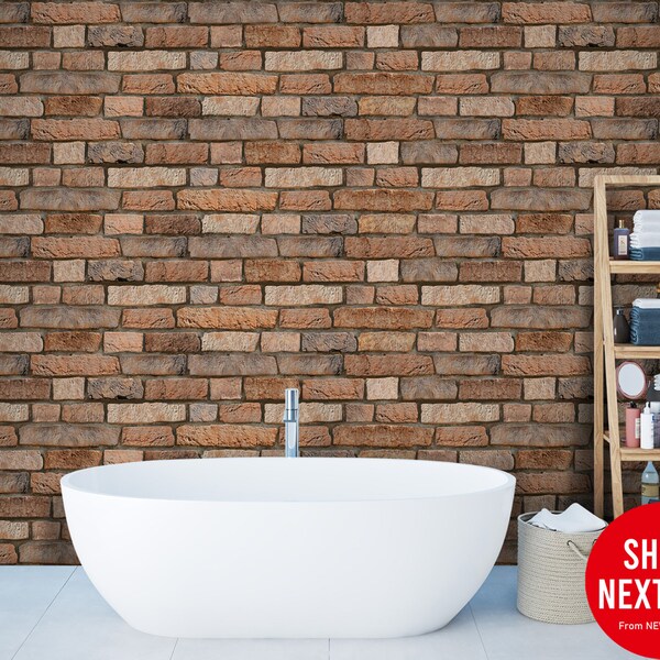 3d Brick Wallpaper Etsy