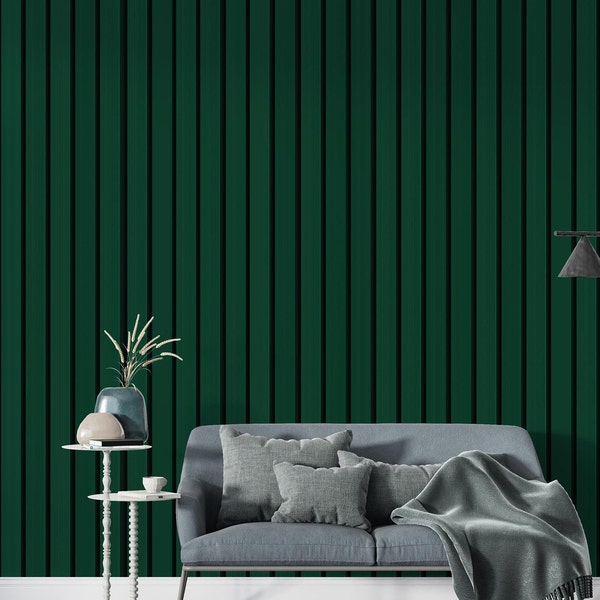 Wood Panel Wallpaper Etsy