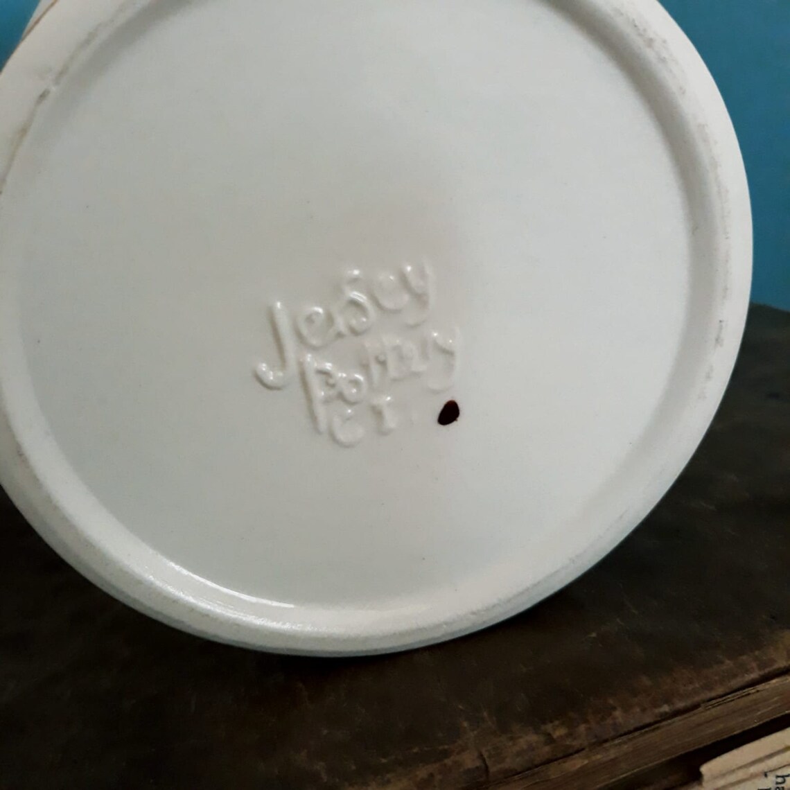 Vintage Mid Century Jersey Pottery Vase Goblet Vase Etsy