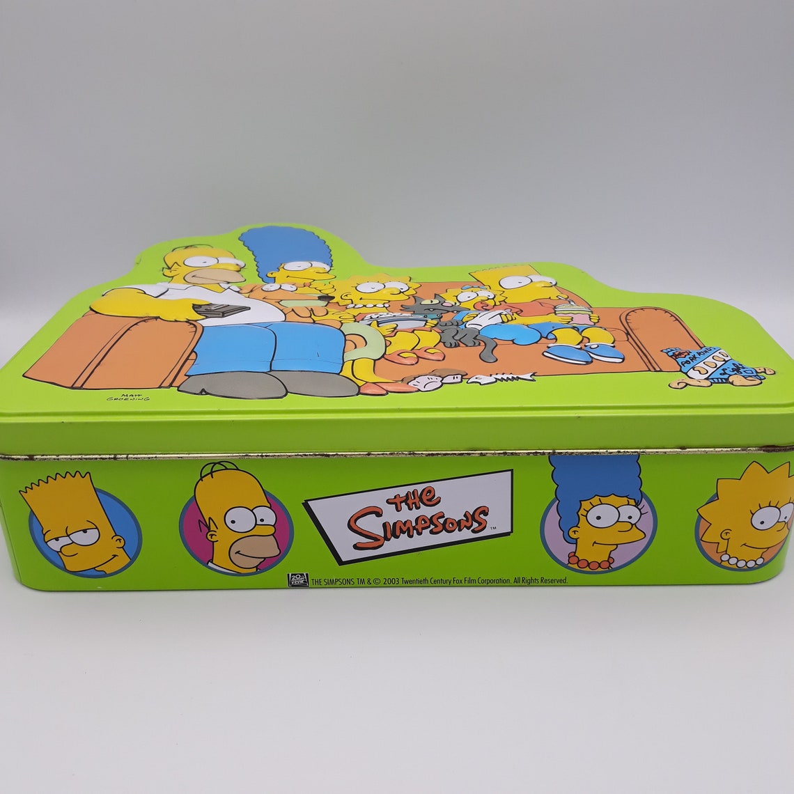 The Simpsons Tin Advertisement Tin Collectible Tin Gift Etsy