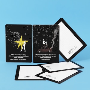 Conjunto de cartões postais magnéticos inspiradores, cartões de citações inspiradoras, provérbios de cartões postais, mensagens inspiradoras, presente de arte motivacional, vendedores da ucrânia