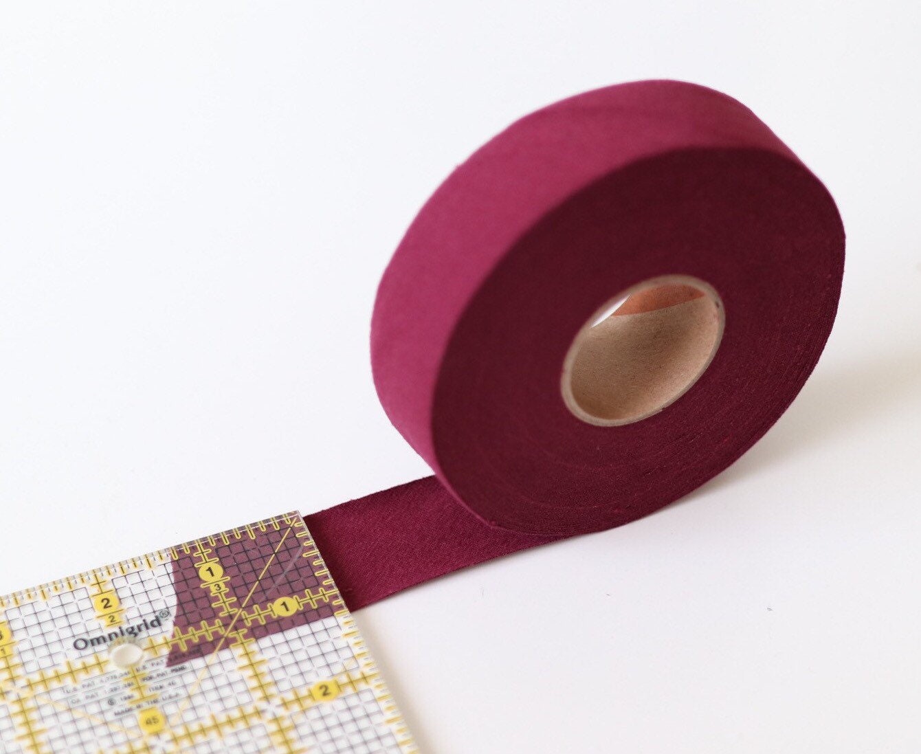 1.25 Burgundy Knit Bias Tape 15 Yard Roll 1 1/4 Etsy