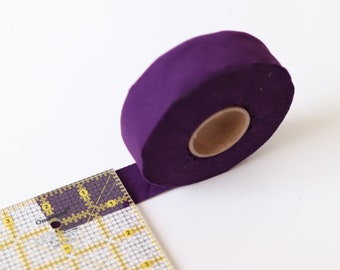 1.25" Eggplant Knit Bias Tape 15 yds 1 1/4"