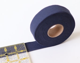 1.25" Navy Knit Bias Tape 15 yds 1 1/4" Stretch Knit Bias Tape