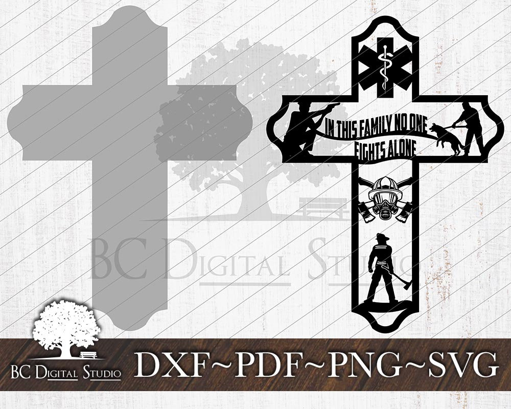 First Responders Cross SVG | EMT Cross SVG | Digital File Download | Dxf Pdf Png Svg | Commercial Use
