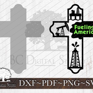Ölfeld Arbeiter Kreuz SVG |  Ölfeld Kreuz SVG | Räuber Kreuz | Digitaler Dateidownload | Dxf Pdf Png geschnitten Datei | Kommerzielle Nutzung