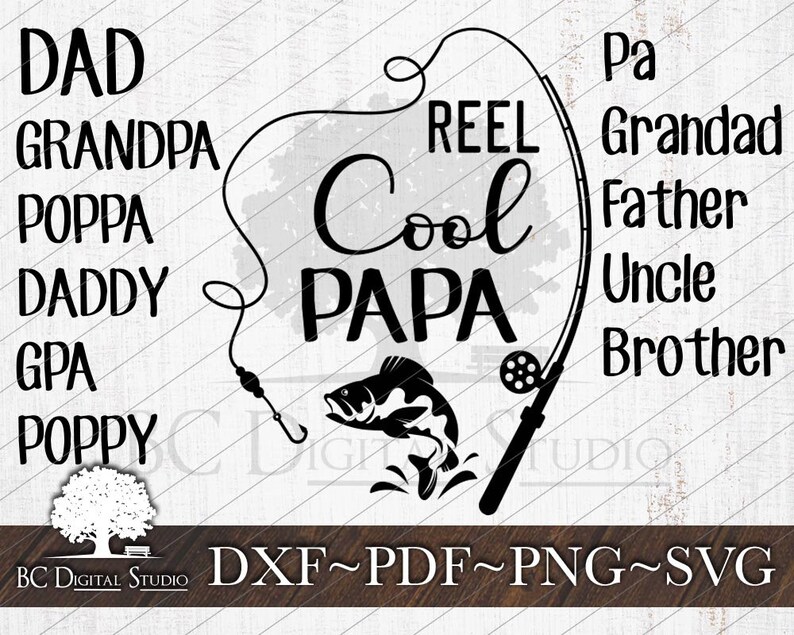 Download Father Gift Svg Fishing Svg Dxf Pdf Png Svg Commercial Use Reel Cool Dad Fishing Sign Svg Grandpa Sign Digital File Download Digital Art Collectibles Safarni Org