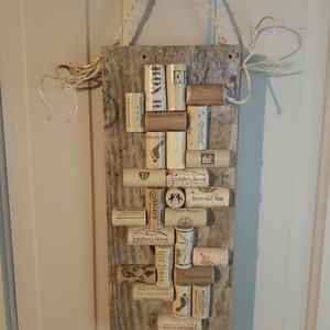 Wine cork board, wine crafts, wine corks