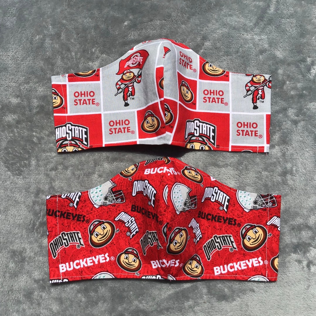 Ohio State Face Mask Made in Ohio 100% Washable Cotton - Etsy