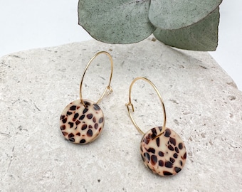 TERRAZZO // Paire de boucles d'oreilles // Unique