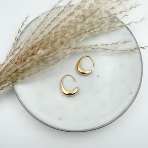 DROPLET // Pair of earrings // Gold-plated stainless steel