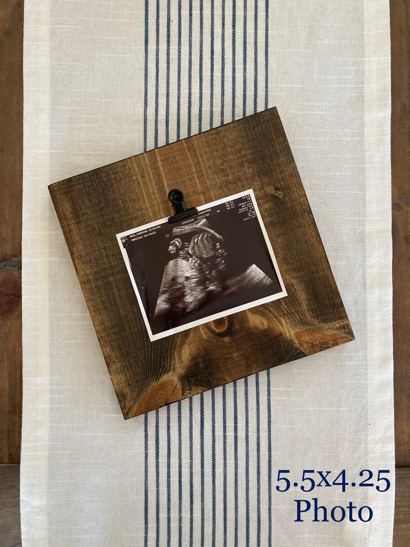 Wood Clip Frame Clipboard Frame Picture Frame Farmhouse Etsy