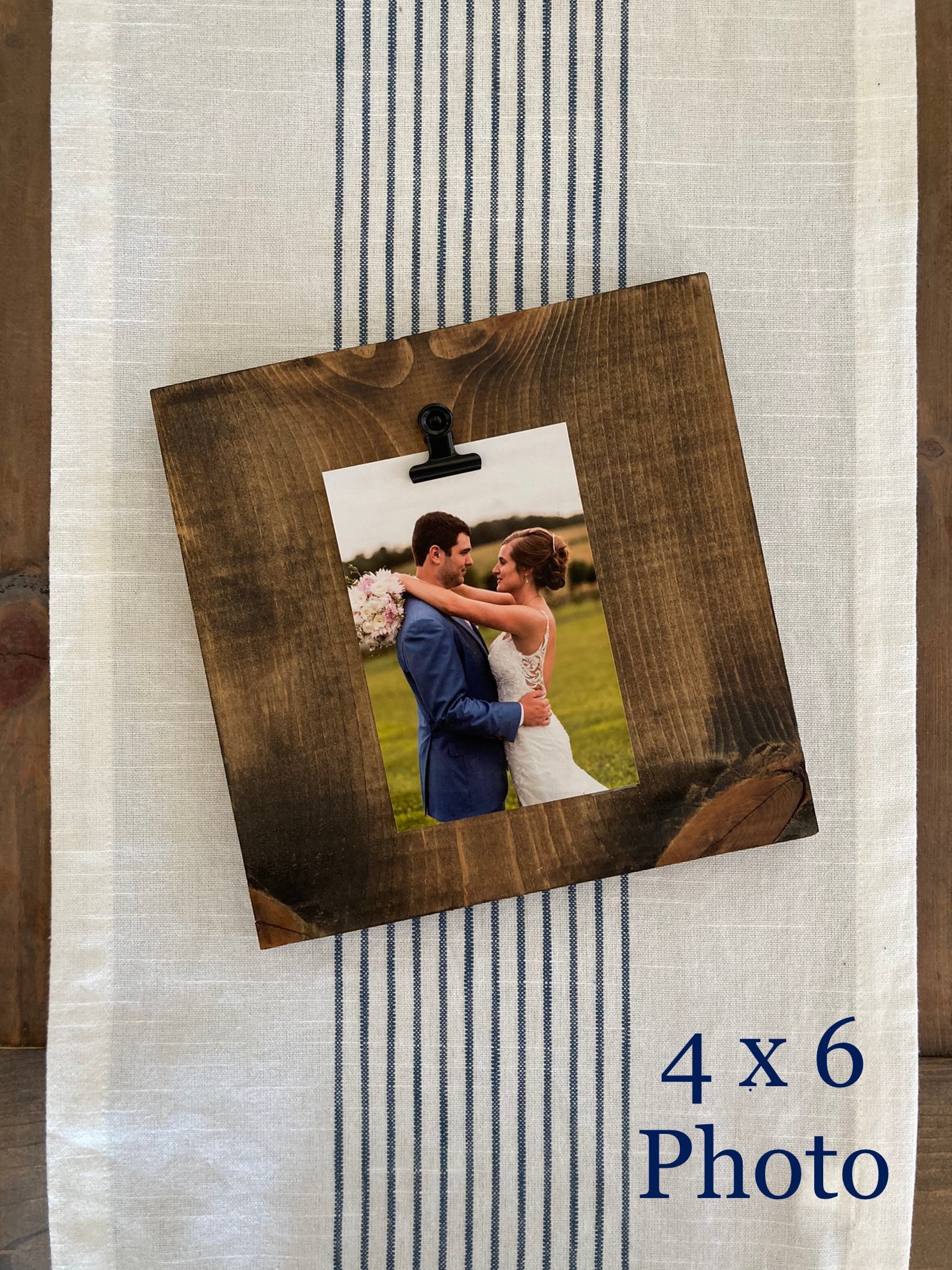 Wood Clip Frame Clipboard Frame Picture Frame Farmhouse Etsy