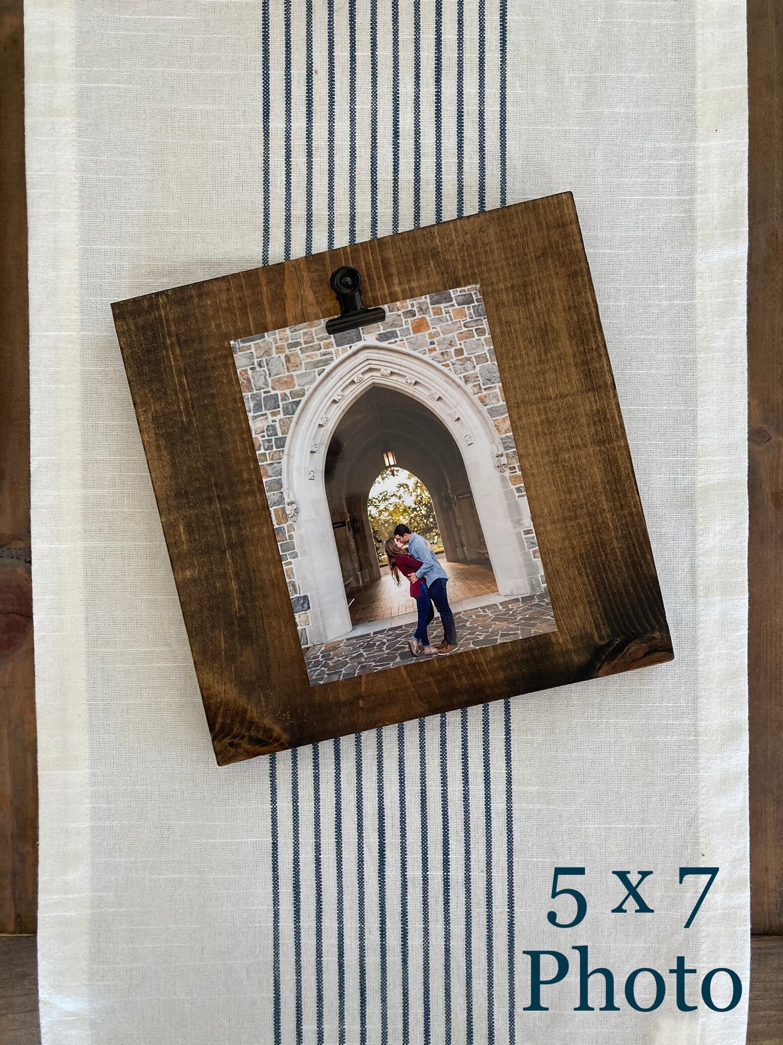 Wood Clip Frame Clipboard Frame Picture Frame Farmhouse Etsy