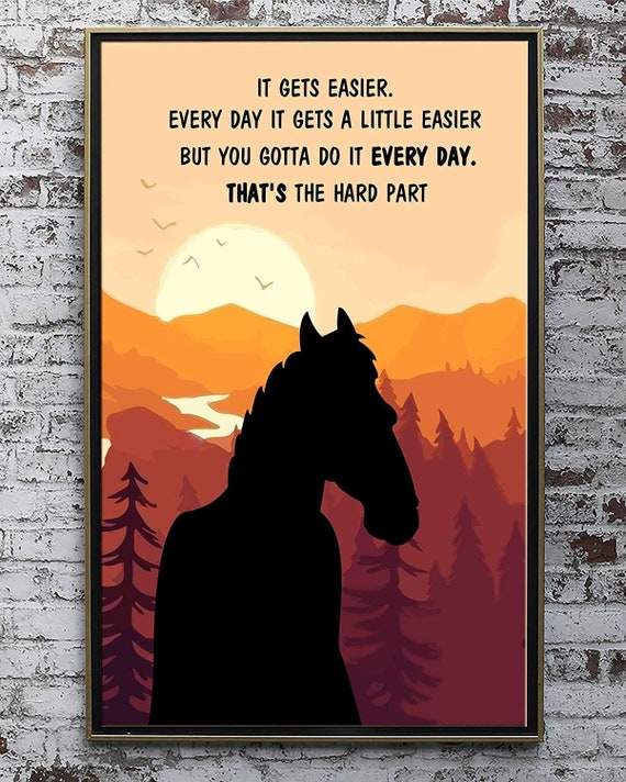 Robina Fancy Bojack Horseman Es Wird Einfacher Jeden Tag Wird Etsy