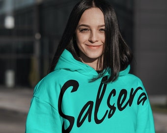Salsera Hoodie | Salsa Dancer Women's Hoodie Pullover (custom colors on request)
