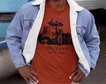 Unisex t-shirt, Only Green/Red/Blue on my farm!