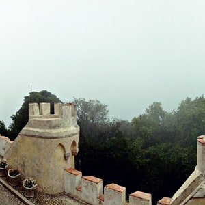 Pena Palace Terrace| Sintra Portugal | Travel Photography | Instant digital image download