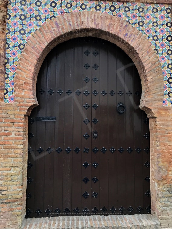 Digital Download Tiled Wood Door from Spain