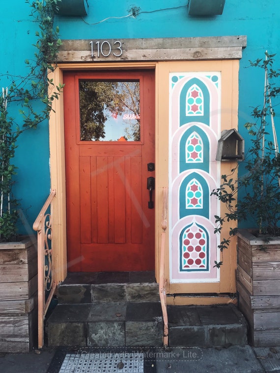 Digital Download Multi-Colored Door from Austin, Texas Door