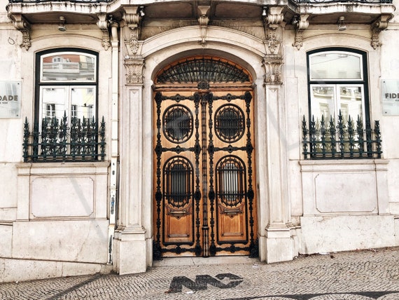 Digital Download Victorian Door from Lisbon, Portugal