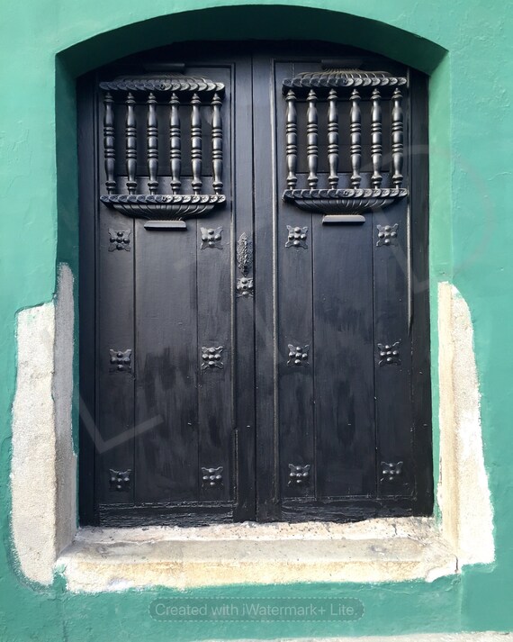 Digital Download Turquoise Door from Antigua, Guatemala