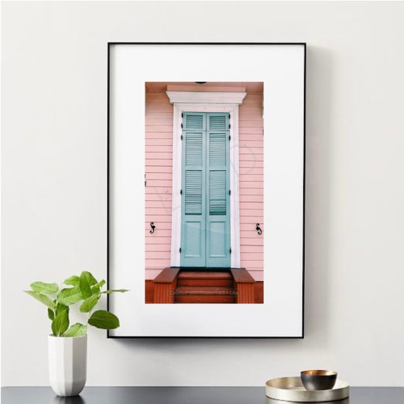 Bubble Gum Door from New Orleans - Digital Download, Printable Art, Door Photography, Photography Prints, Home Decor