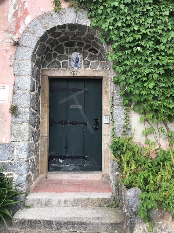 Digital Download Historic Green Door from Sintra, Lisbon