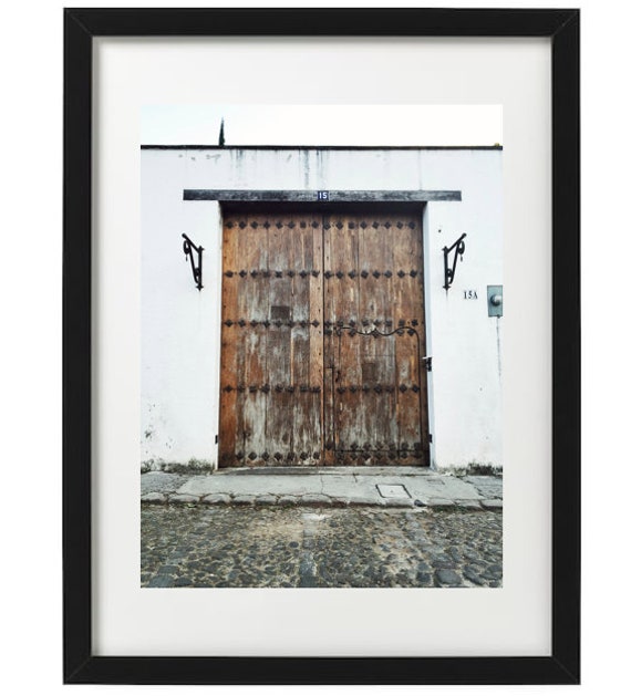 Digital Download Rustic Wood Door from Antigua, Guatemala