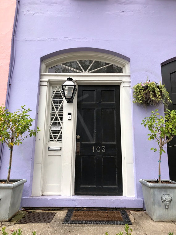 Digital Download Purple/Black/White Door from Charleston