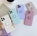 iPhone 14 Matte Pastel Colours shockproof Cases For Max 11 12 13 Mini Pro XR X 7/8 Silicone Soft Liquid Cover Magnetic Loose Ring hold Car 