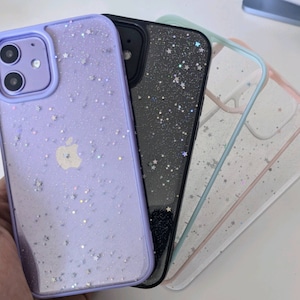 Star Bling Glitter Phone Case for Iphone 14 13 11 Pro Max Back Heart Love Tpu Cover for Iphone 12 13 Pro Xs Max Xr 7 6 8 Plus Mini Series